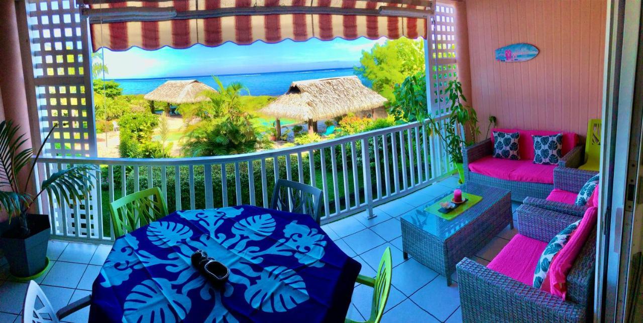 Superbe Bord De Mer, Acces Lagon Et Piscine Privee Paea Exterior foto