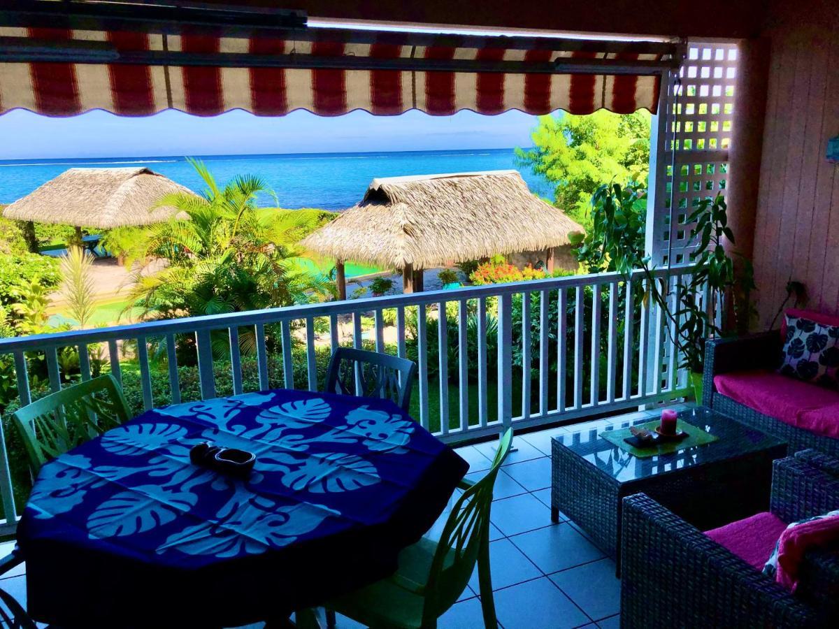 Superbe Bord De Mer, Acces Lagon Et Piscine Privee Paea Exterior foto